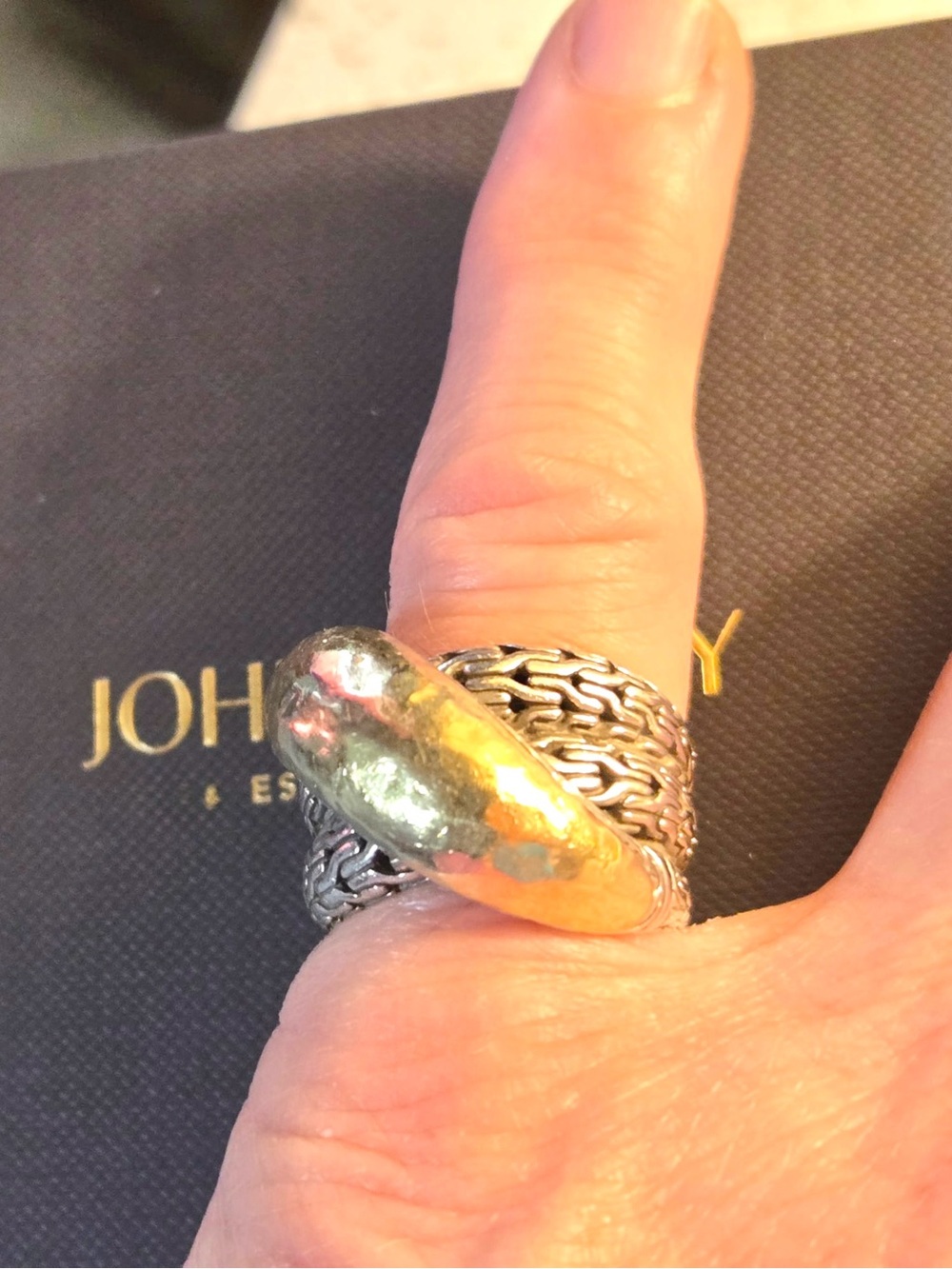 JOHN HARDY CLASSIC CHAIN CROSSOVER RING - Picture 5 of 11